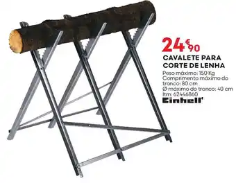 Bricomarché CAVALETE PARA CORTE DE LENHA Peso máximo: 150 Kg promoção