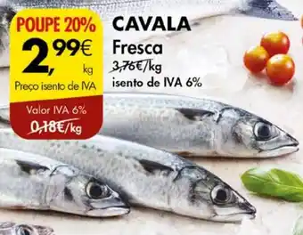 Pingo Doce CAVALA Fresca kg promoção