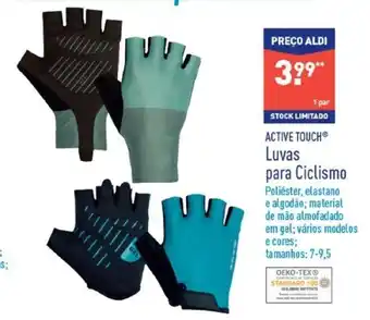ALDI Luvas para Ciclismo promoção