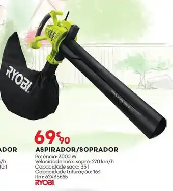 Bricomarché ASPIRADOR/SOPRADOR Potência: 3300 W promoção