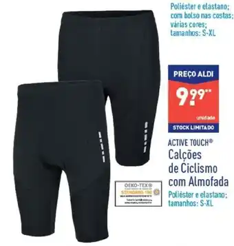 ALDI Calções de Ciclismo com Almofada promoção