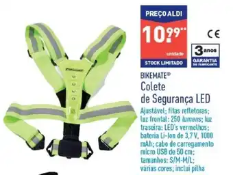 ALDI Colete de Segurança LED promoção