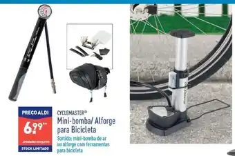 ALDI Mini-bomba/Alforge para Bicicleta promoção