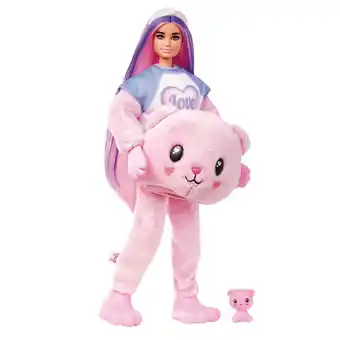 Continente Barbie cutie reveal - boneca barbie camisolas cozy ursinho promoção