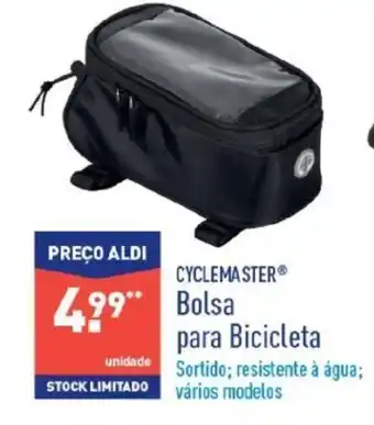 ALDI Bolsa para Bicicleta promoção
