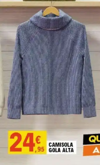 CAMISOLA GOLA ALTA
