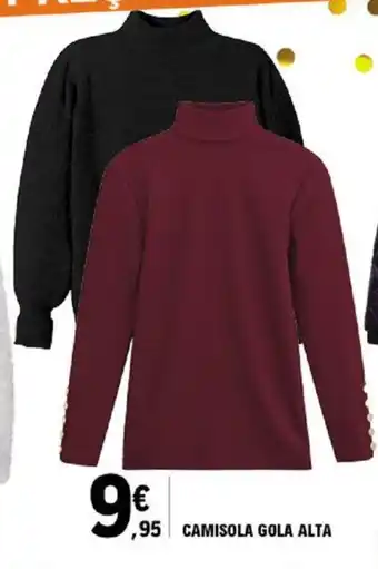 CAMISOLA GOLA ALTA