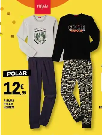 E.Leclerc PIJAMA POLAR HOMEM promoção