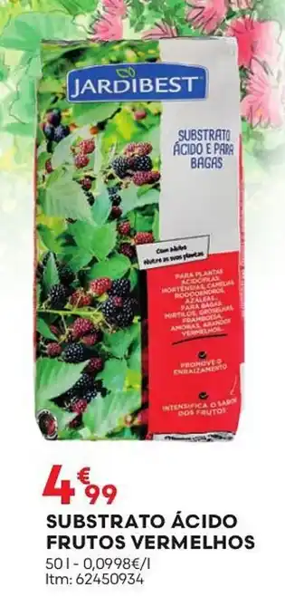 Bricomarché SUBSTRATO ÁCIDO FRUTOS VERMELHOS promoção