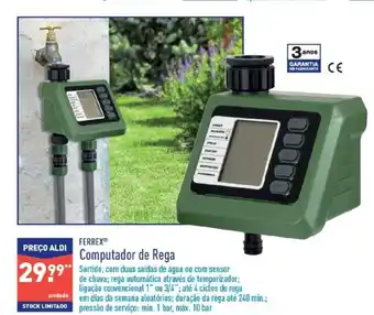 ALDI Computador de Rega promoção