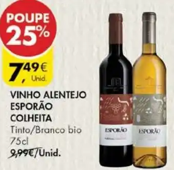 Pingo Doce Vinho Alentejo Esporão Colheita 75cl promoção