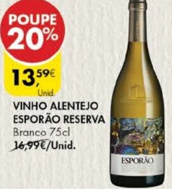 Pingo Doce Vinho Alentejo Esporão Reserva 75cl promoção