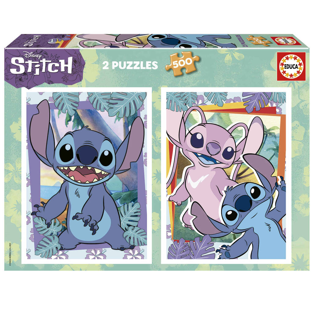 Promoção Puzzle disney stitch 2x500 peças em Continente