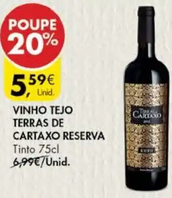 Pingo Doce Vinho Tejo Terras de Cartaxo Reserva 75cl promoção