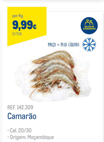 Makro Camarão promoção