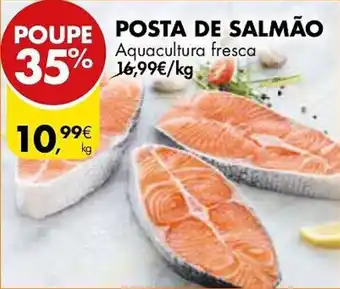 POUPE POSTA DE SALMÃO Aquacultura fresca