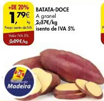 Pingo Doce BATATA-DOCE A granel promoção