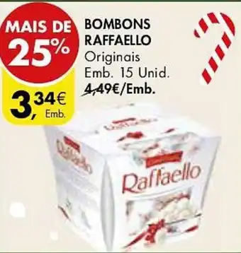 Pingo Doce BOMBONS RAFFAELLO Originais Emb. 15 Unid. promoção