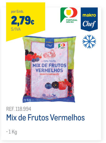 Mix de Frutos Vermelhos 1kg