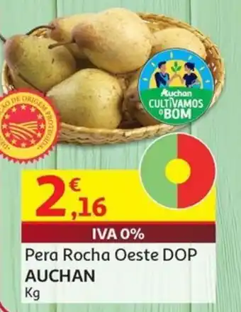 Pera Rocha Oeste DOP AUCHAN Kg