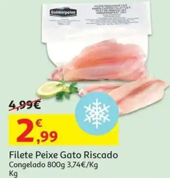 Auchan Filete Peixe Gato Riscado Congelado 800g promoção