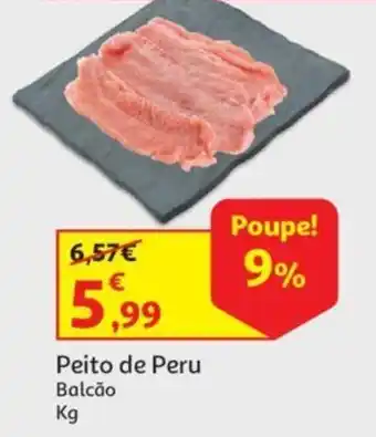 Auchan Peito de Peru Balcão Kg promoção