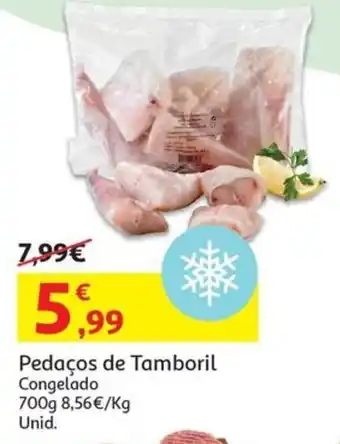 Pedaços de Tamboril Congelado 700g