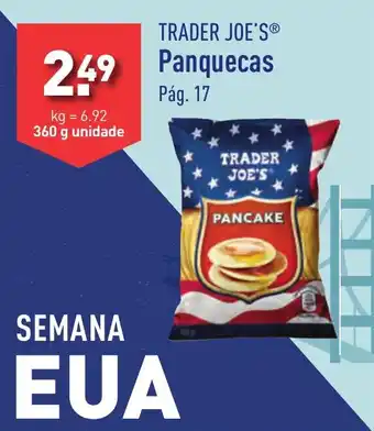 ALDI TRADER JOE'S Panquecas promoção