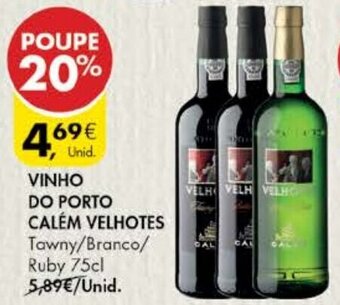 Pingo Doce Vinho do Porto Calém Velhotes 75cl promoção