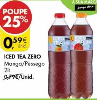 Pingo Doce Iced Tea Zero 2lt promoção