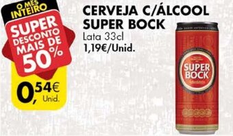 Cerveja C/Álcool Super Bock 33cl