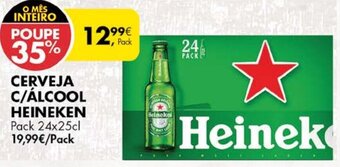 Cerveja C/Álcool Heineken 24x25cl