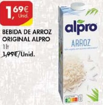Pingo Doce Bebida de Arroz Original Alpro 1lt promoção