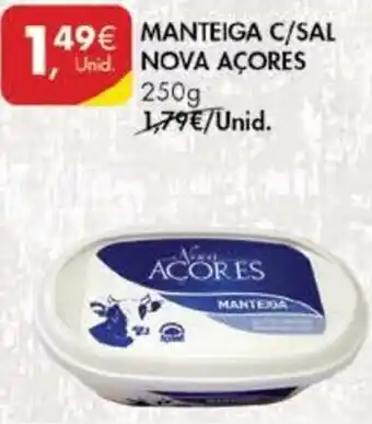 Pingo Doce Manteiga S/ Sal Nova Açores 250g promoção