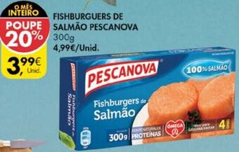 Fishburguers de Salmão Pescanova 300g
