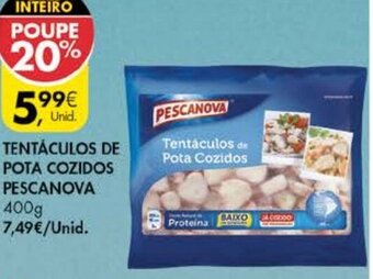 Tentáculos de Pota Cozidos Pescanova 400g