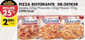 Pingo Doce Pizza Ristorante Dr.Oetker 320g promoção