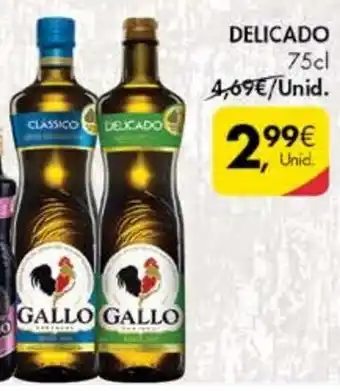 Pingo Doce Gallo Delicado 75cl promoção