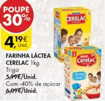 Pingo Doce Farinha Láctea Cerelac 1kg promoção