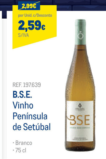 Makro B.S.E. Vinho Península de Setúbal 75cl promoção
