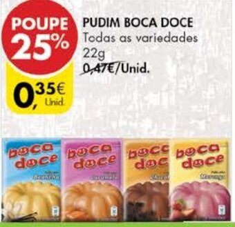 Pingo Doce Pudim Boca Doce 22g promoção