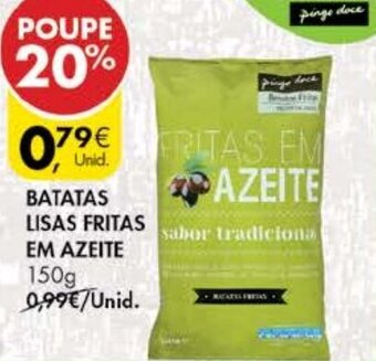 Batatas Lisas Fritas em Azeite 150g