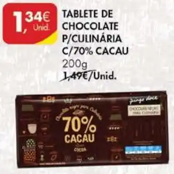 Tablete de Chocolate P/Culinária C/70% Cacau Nestlé 200g