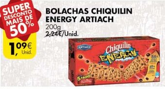 Pingo Doce Bolachas Chiquilin Energy Artiach 200g promoção