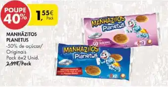 Pingo Doce Manhãzitos Planetus 6x 2 Unid promoção
