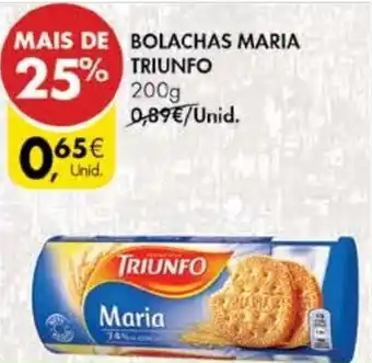 Pingo Doce Bolachas Maria Triunfo 200g promoção