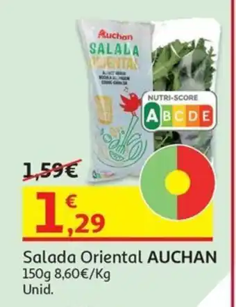Auchan Salada Oriental AUCHAN 150g promoção