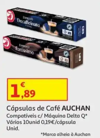 Auchan Cápsulas de Café AUCHAN promoção