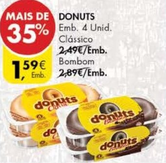 Donuts Clássico/Bombom 4 Unid