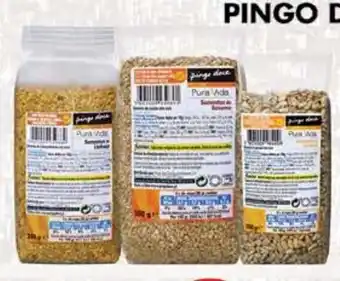 Pingo Doce Sementes Pura Vida Pingo Doce Linhaça 250g/ Girassol/Sésano 200g promoção